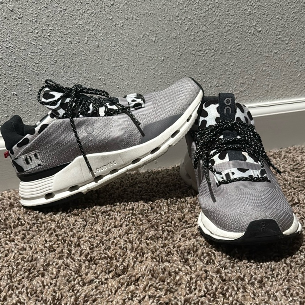 On Running Dalmatian Sneakers